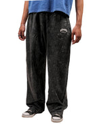 Black Acidwash Baggy Lower
