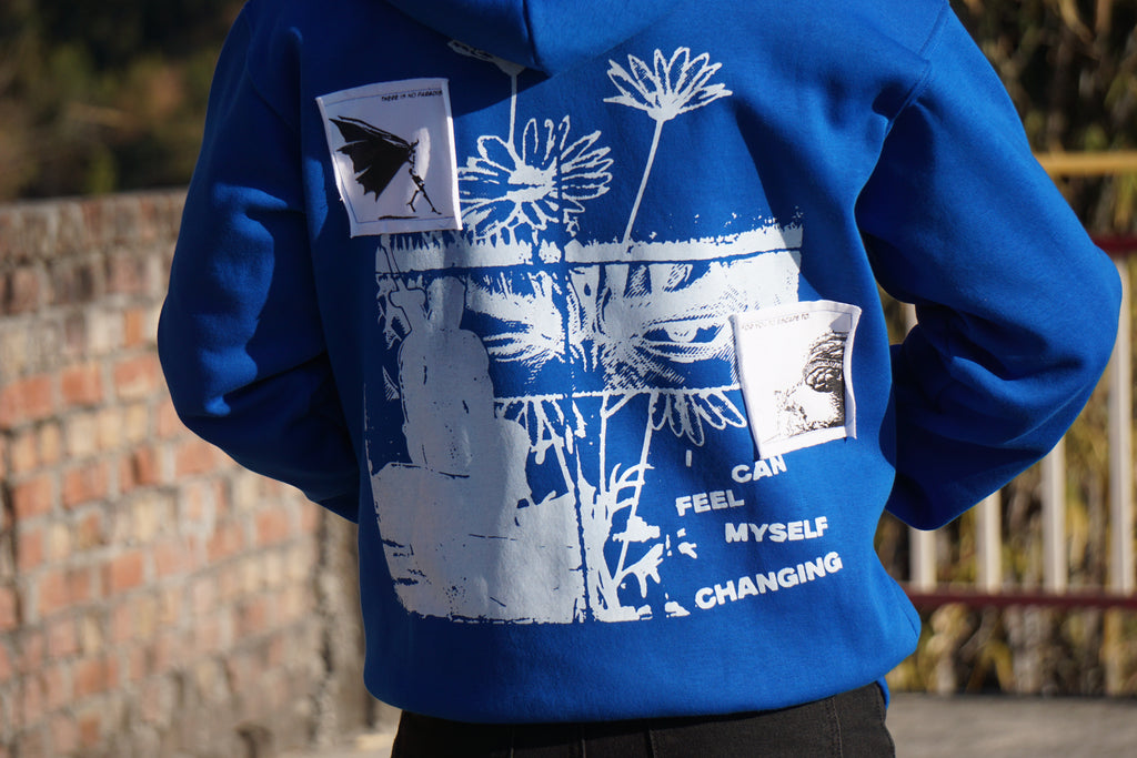 Dual Zip Patch Oversized Hoodie