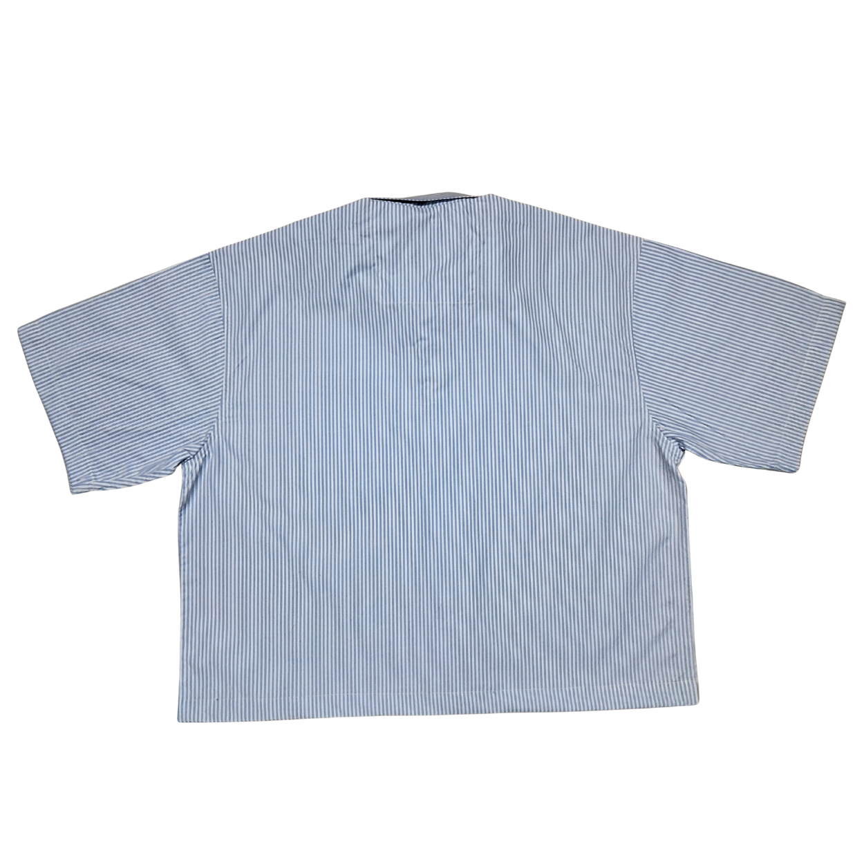 Angle Blue Stripe Boxy Shirt
