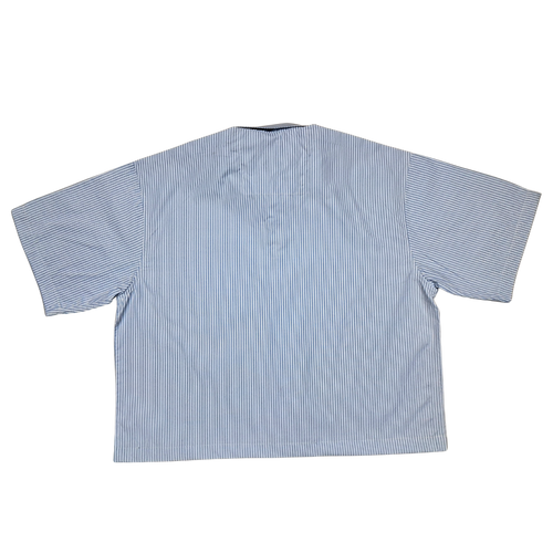 Angle Blue Stripe Boxy Shirt