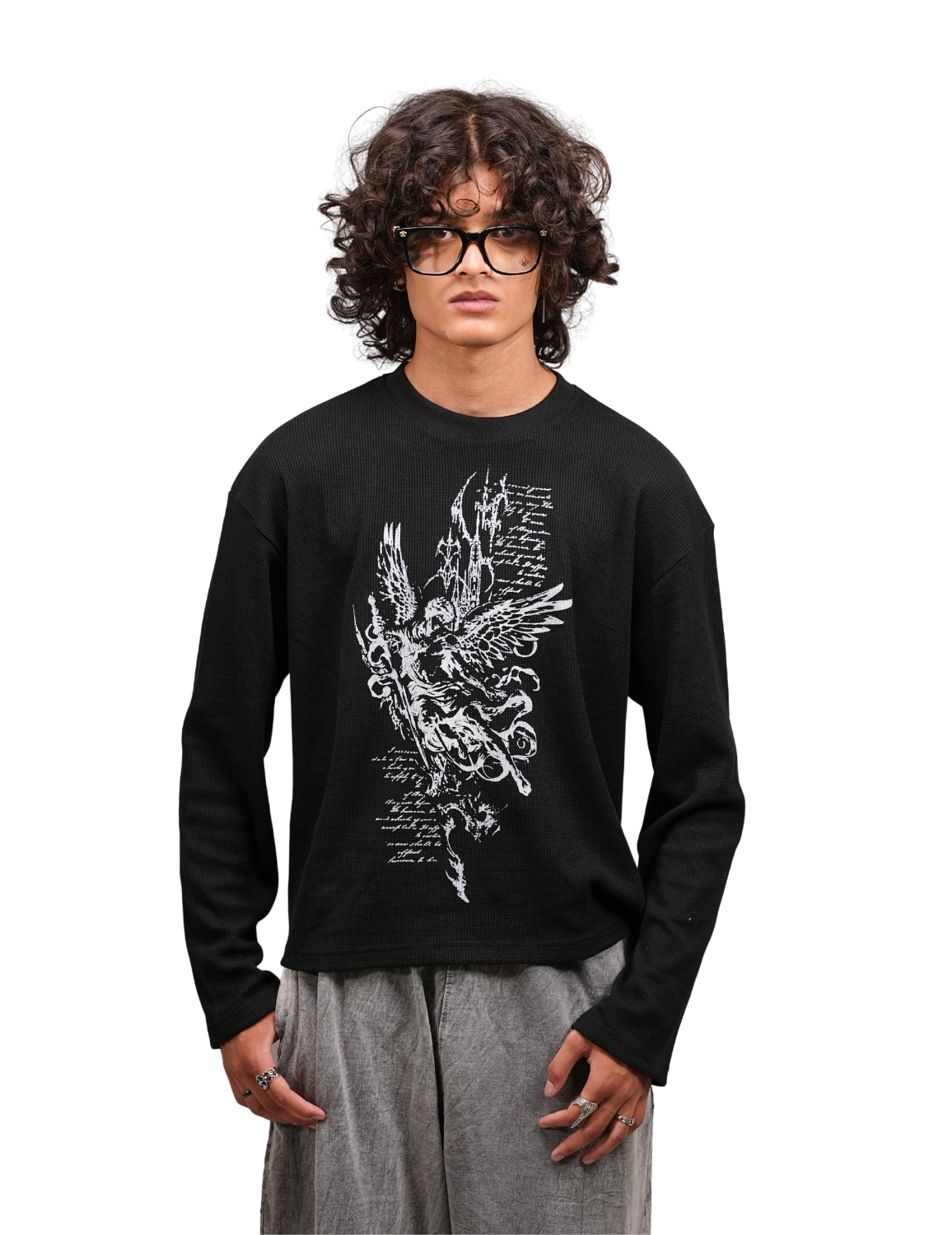 Fallen Angel Printed Waffle
