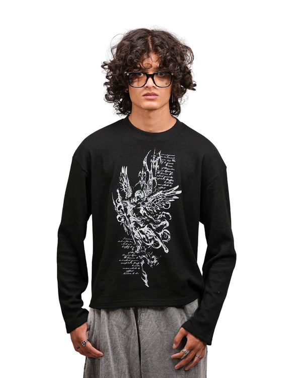 Fallen Angel Printed Waffle