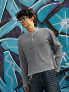 Acid Wash Henley
