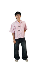 Chrome Grey Stripe Boxy Shirt