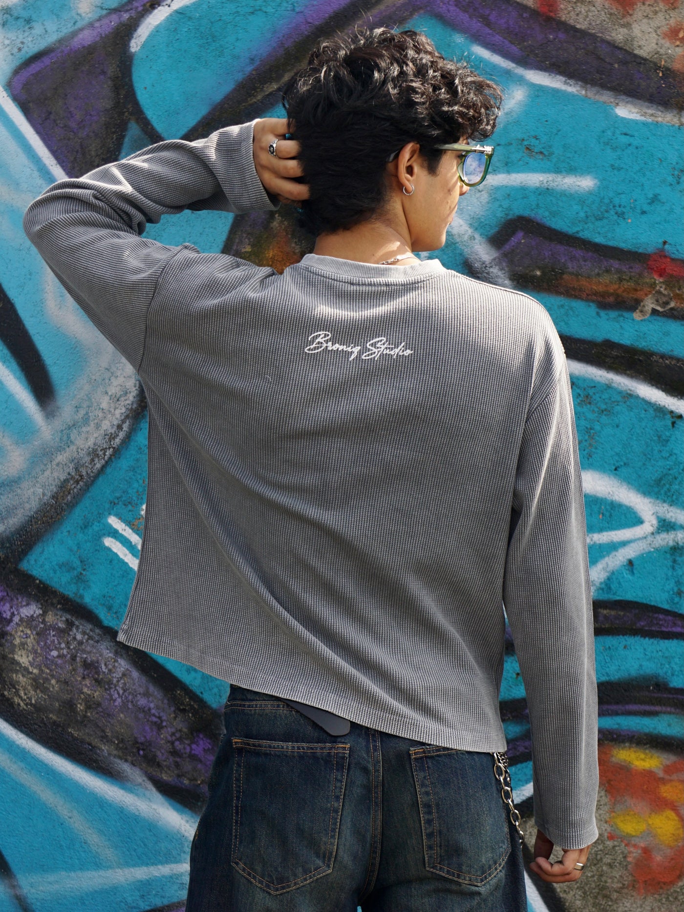 Acid Wash Henley
