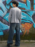 Acid Wash Henley