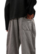 Grey Acidwash Baggy Lower
