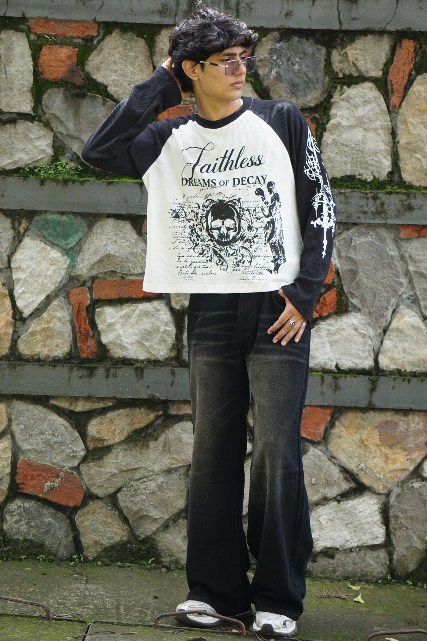 Dreams of Decay Raglan Waffle