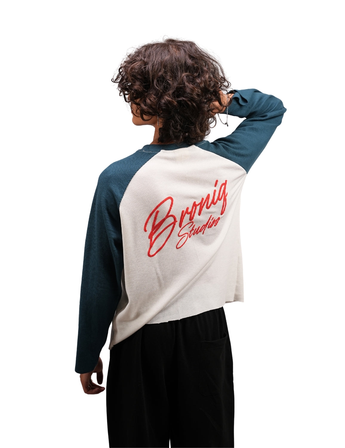 Teal Blue Raglan