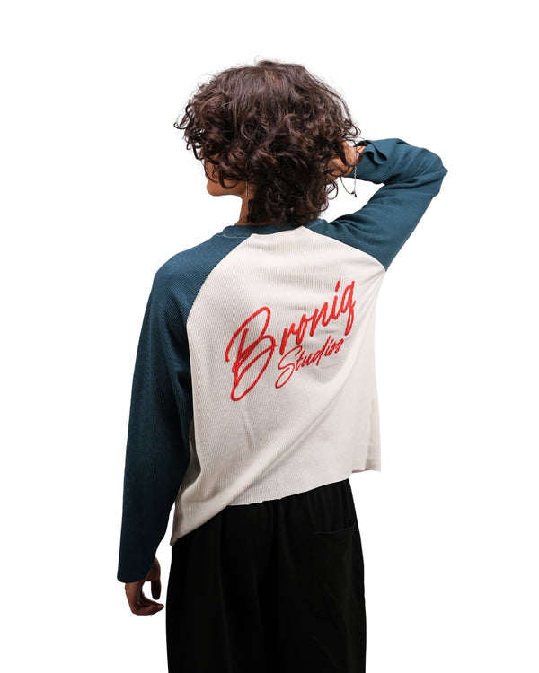 Teal Blue Raglan