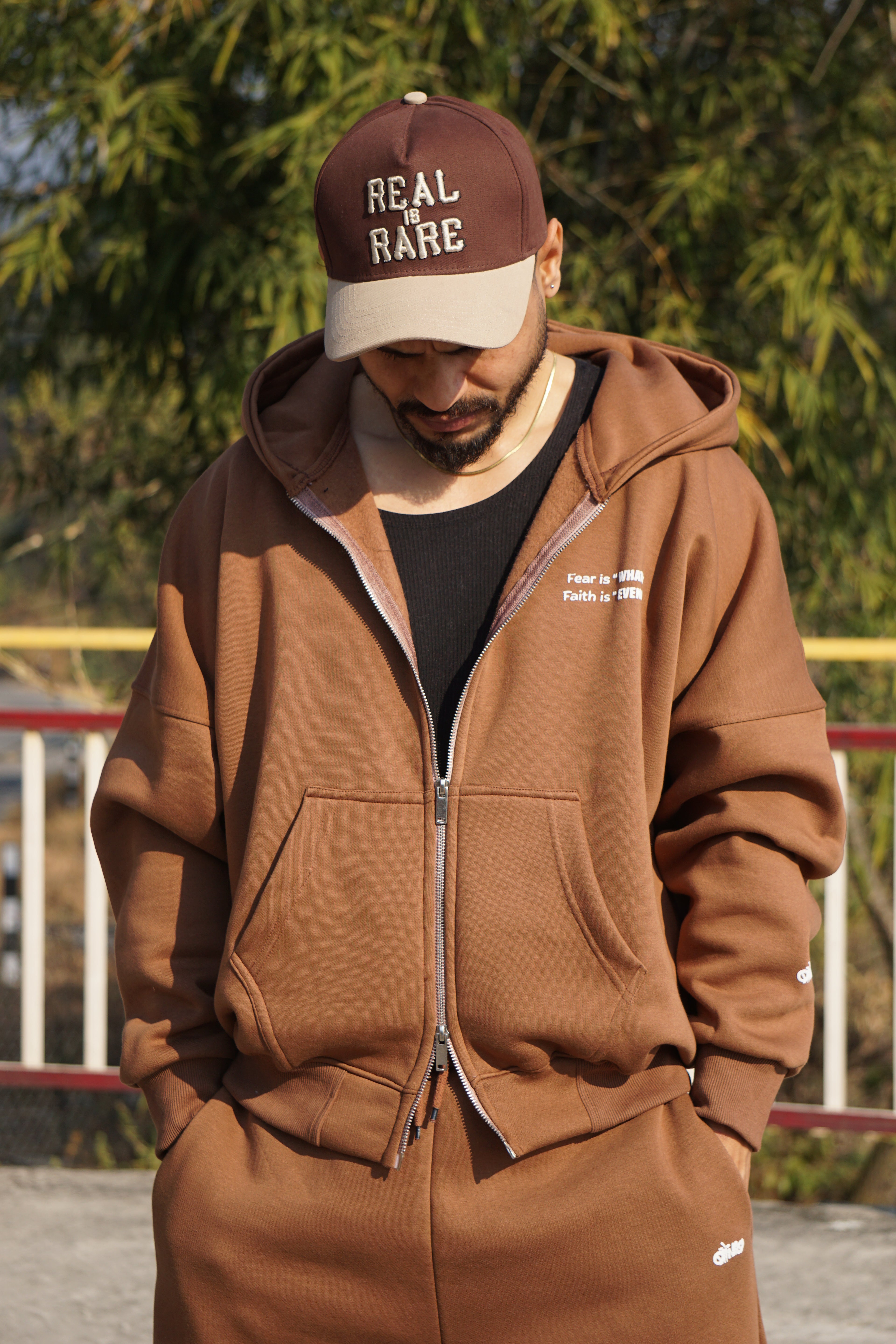 Brown Cordset Oversized