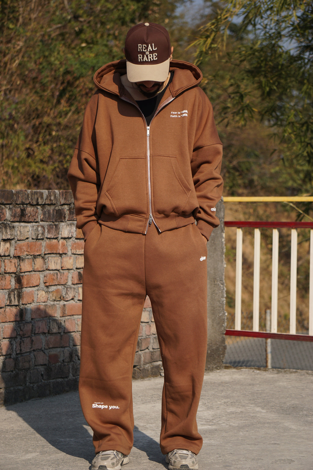 Brown Cordset Oversized