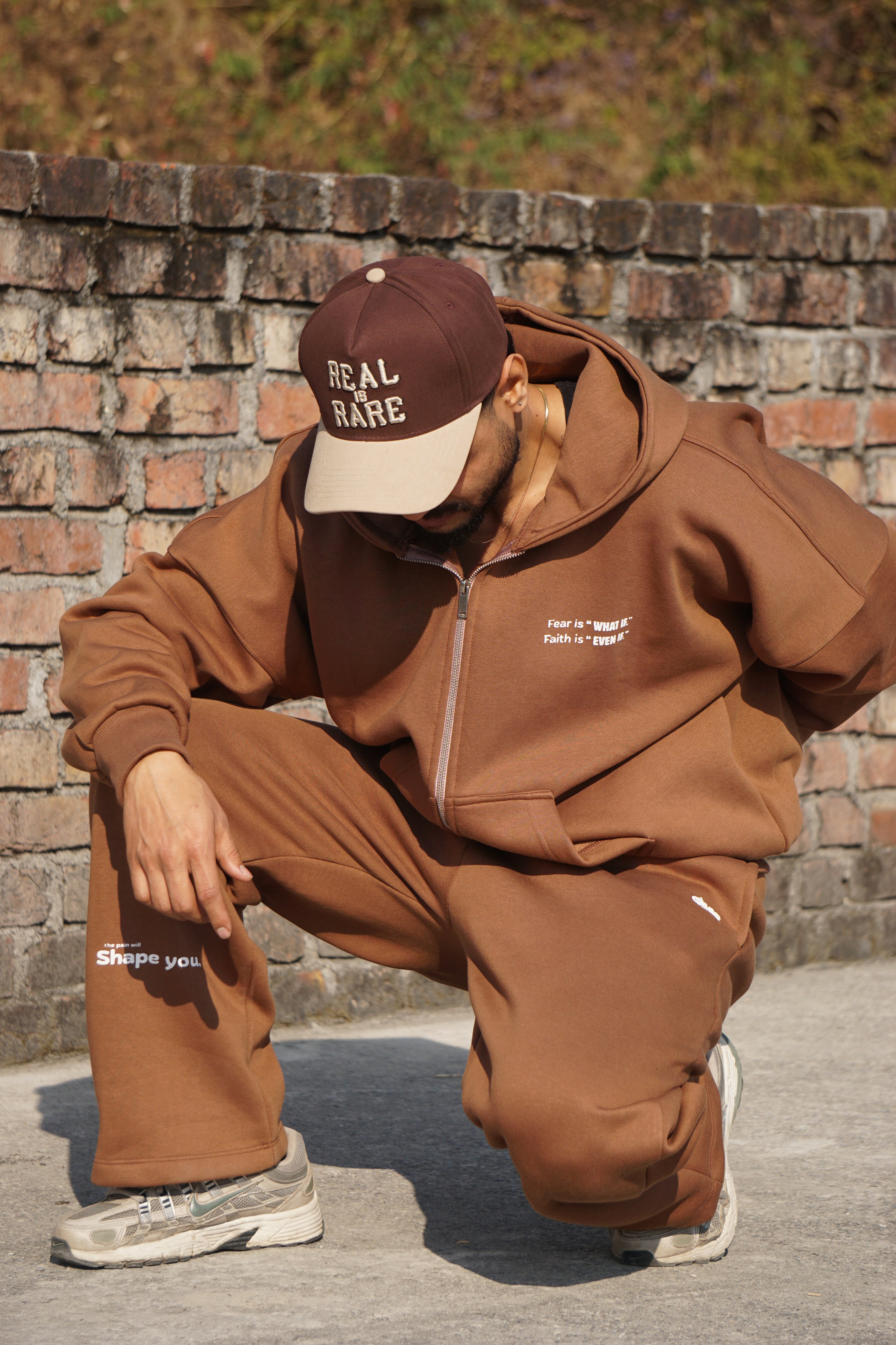 Brown Cordset Oversized