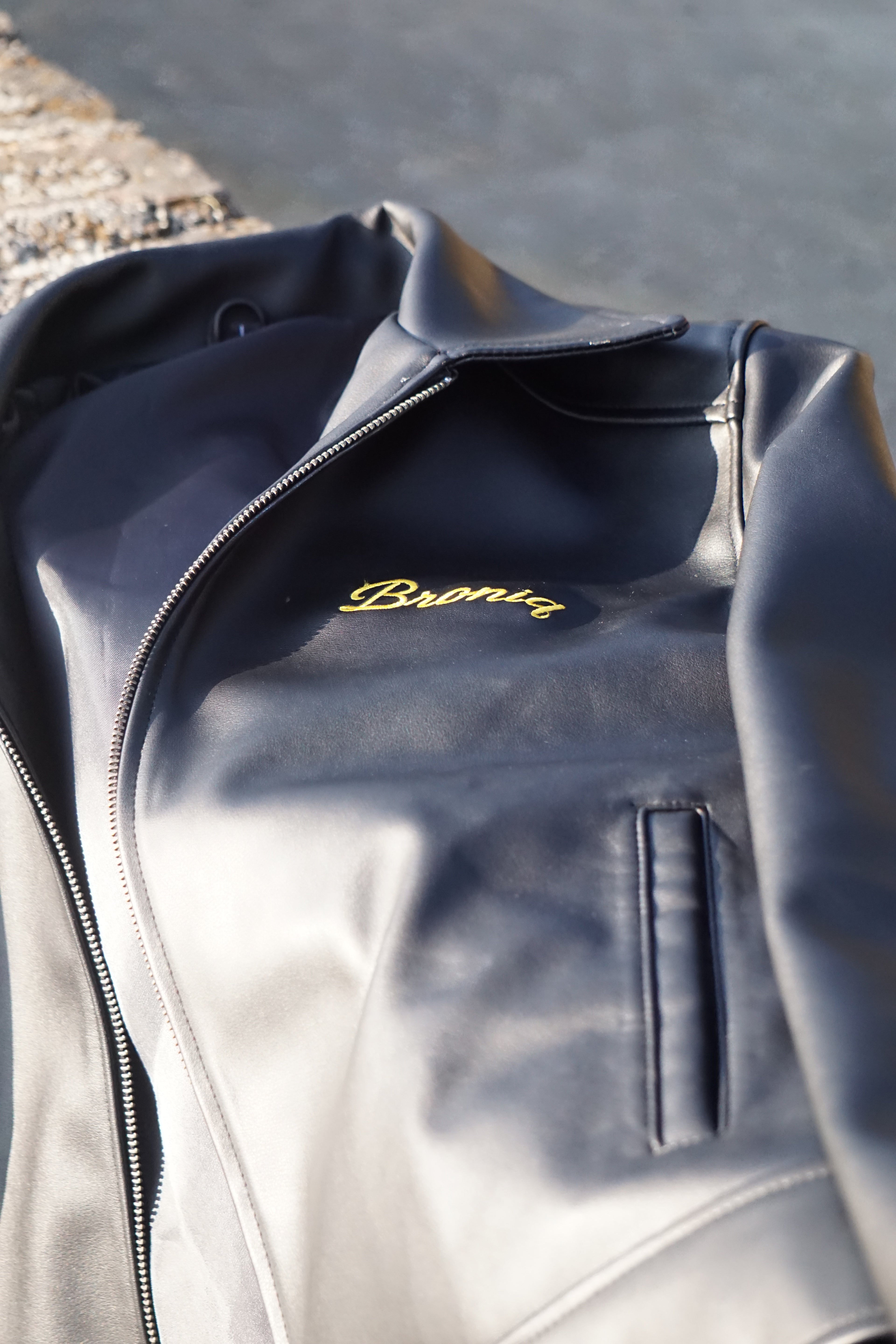 Vintage Cropped Leather Jacket