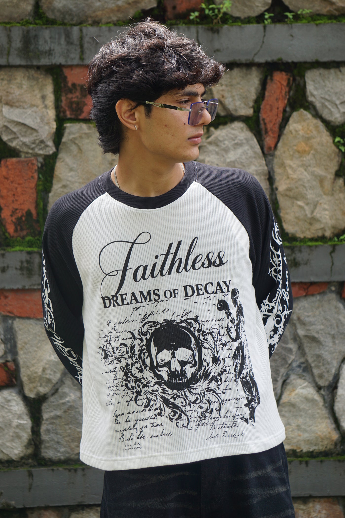 Dreams of Decay Raglan Waffle