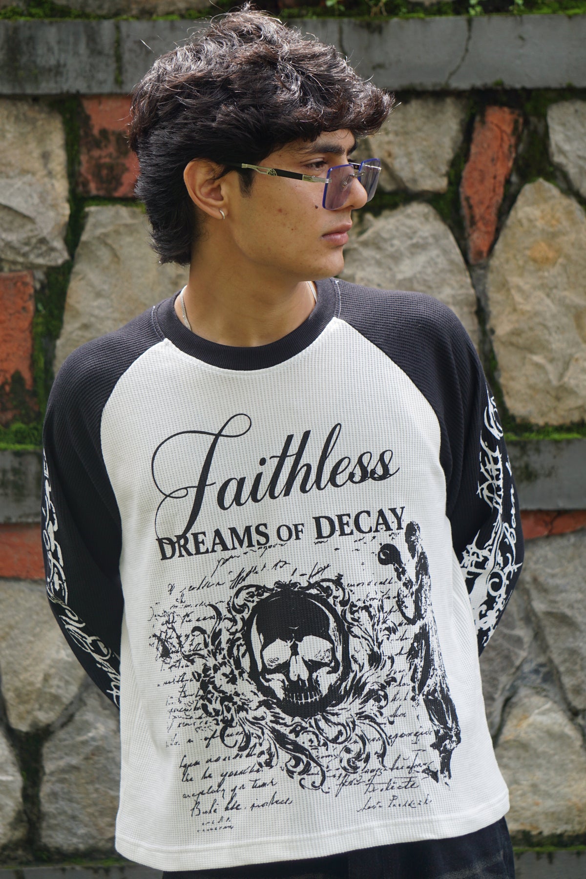Dreams of Decay Raglan Waffle