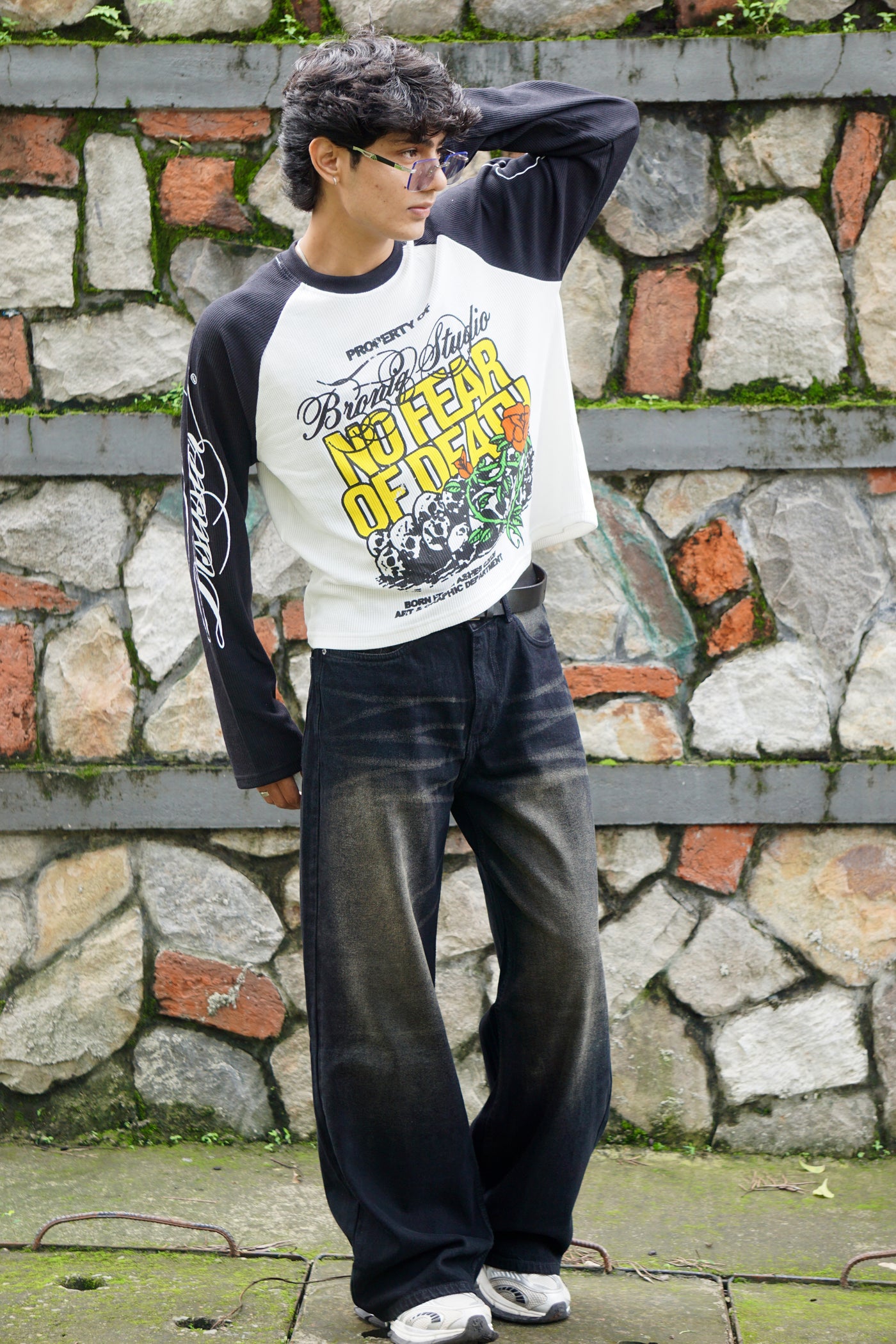 No Fear Raglan Waffle