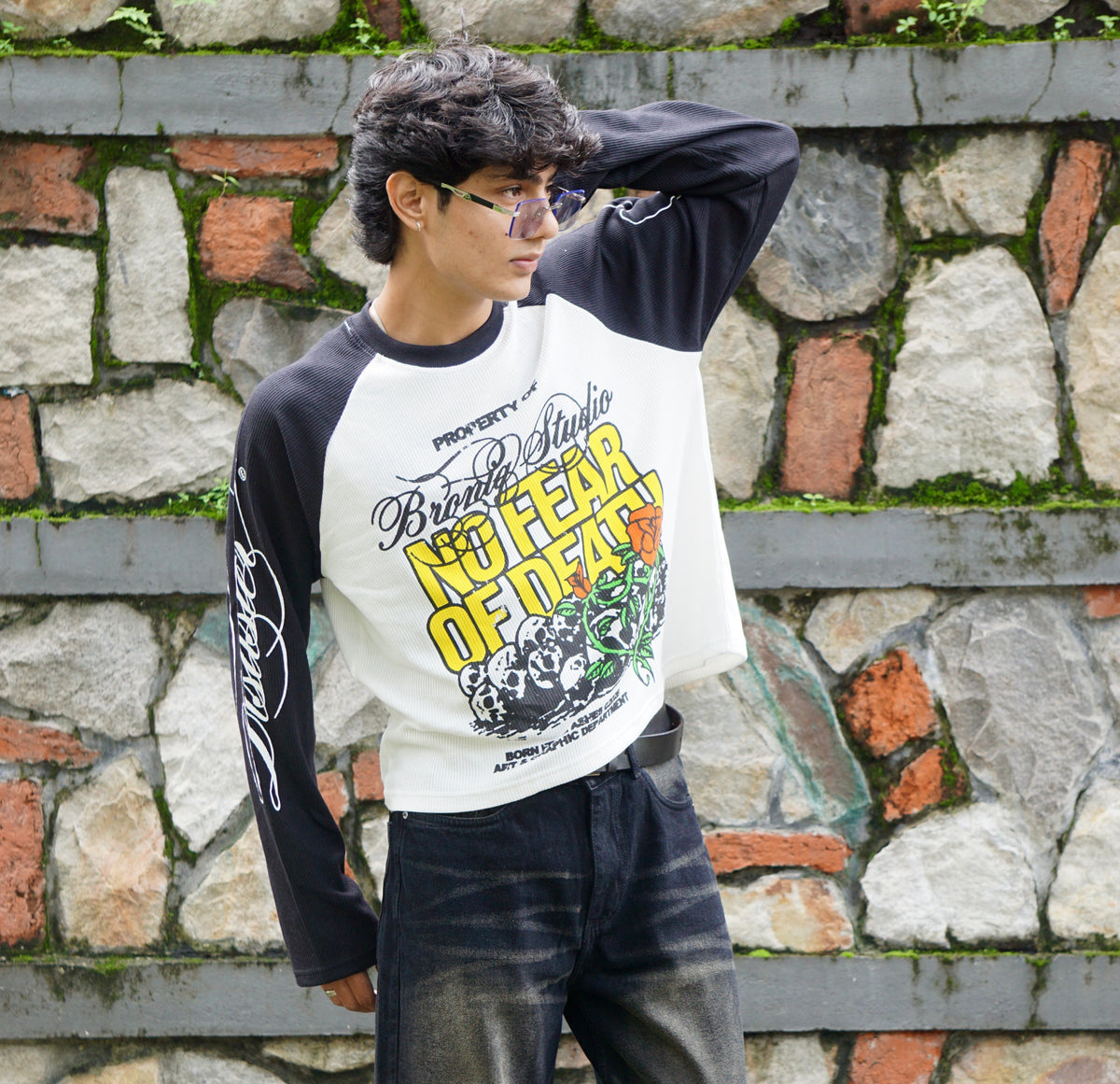 No Fear Raglan Waffle