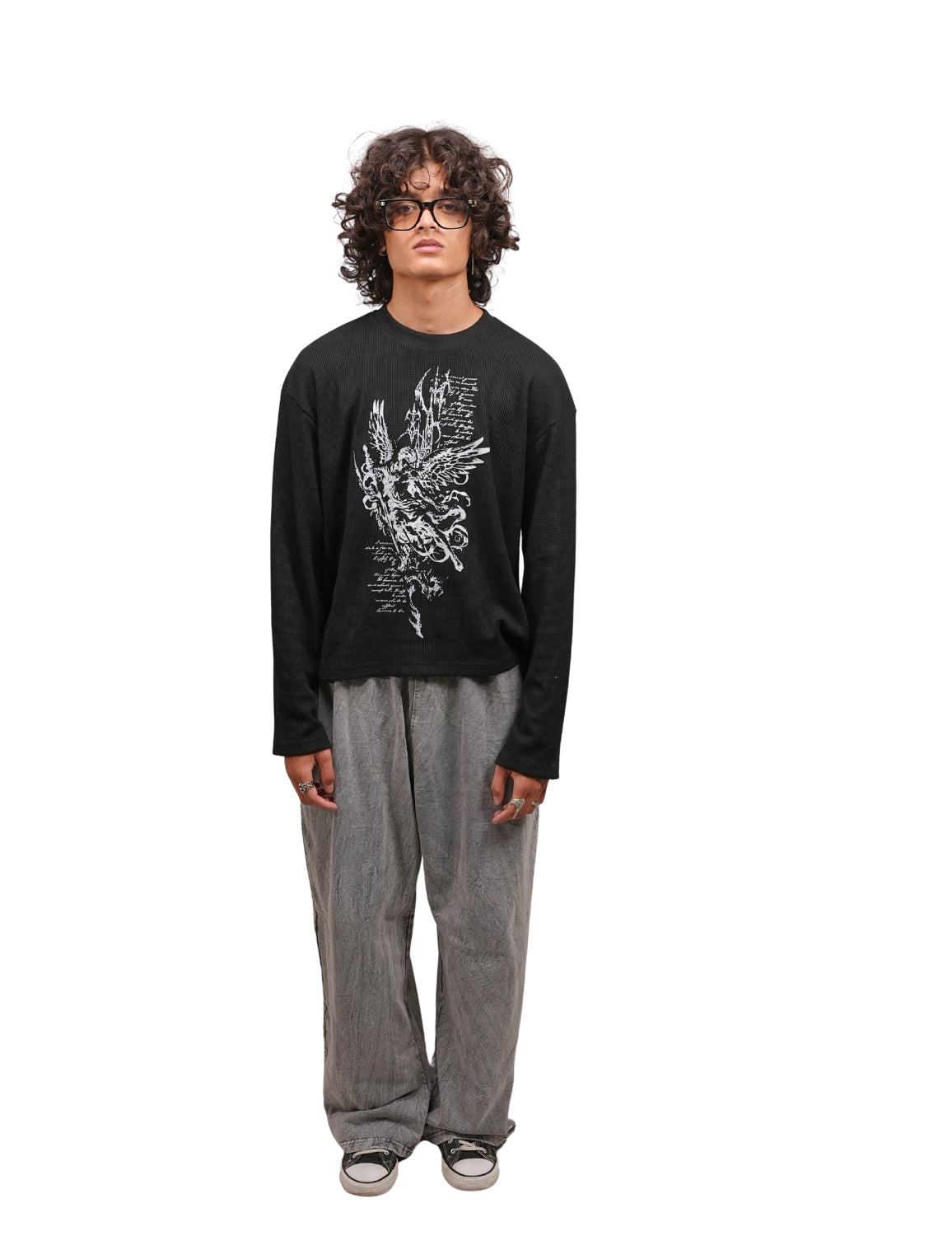 Fallen Angel Printed Waffle
