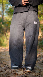 Black Acidwash Baggy Lower