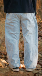 Grey Acidwash Baggy Lower