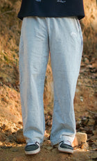 Grey Acidwash Baggy Lower