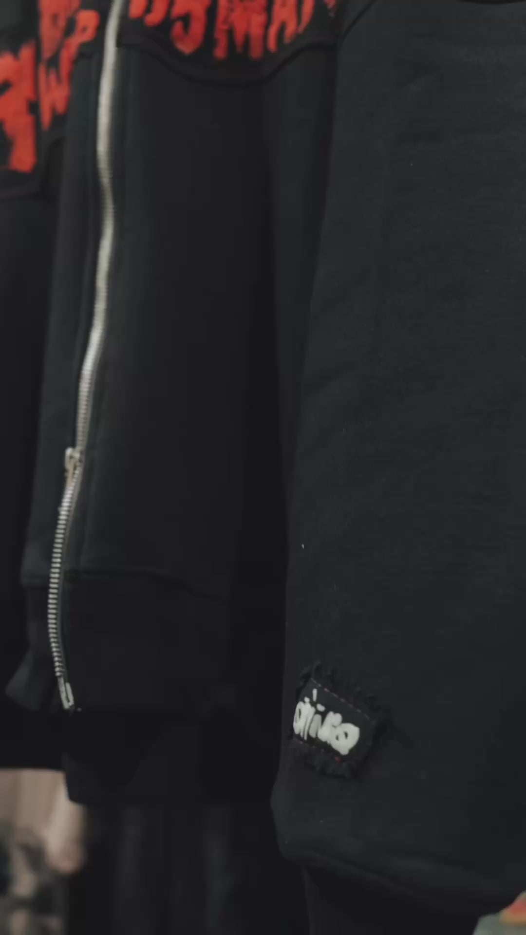 Berserk PatchWork hoodie dual zipper